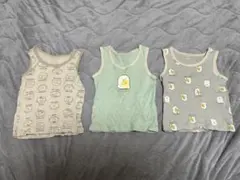 90cm　タンクトップ　肌着　3点セット　まとめ売り　パン
