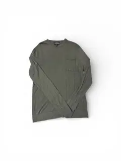 EMPORIO ARMANI XL オリーブグリーン 長袖ニット
