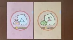 すみっコぐらし　デニーズ　クリアファイル　しろくま　ねこ