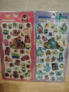 トイ・ストーリー & モンスターズ・インク プチドロップステッカー