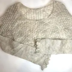 カーディガン パールボタン