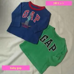 baby gap 長袖Tシャツ 2枚セット　80