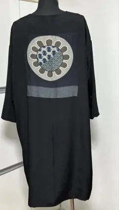 着物古布使用リメイクワンピース