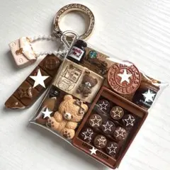 ★ガチャ詰めポーチ★くまさん カフェ