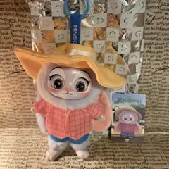 【海外限定】MINISO ズートピア:ソフビぬいぐるみ 私服 ジュディ