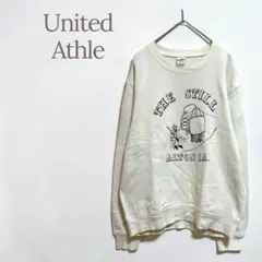 ★United Athle★スウェット オフホワイト ゆったりめ 綿100%