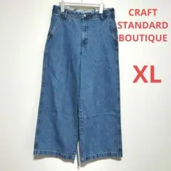 クラフトスタンダードブティック 2wayサロペットデニムパンツ 大きいサイズ