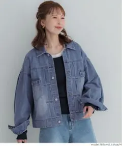 coca ビッグシルエットデニムジャケット