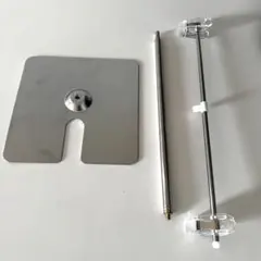 ポスタースタンド POPスタンド シルバー T型