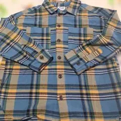 BREEZE 男の子用チェック柄 長袖ネルシャツ 120センチ