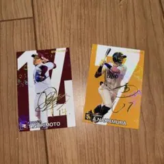 プロ野球チップス　サインカードセット