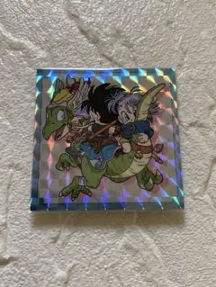 ドラゴンボール　ウエハースシール　孫悟空＆ブルマ
