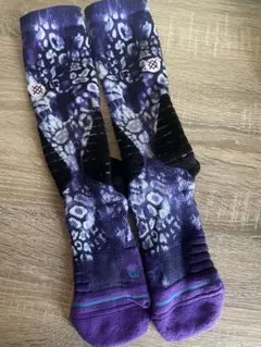 STANCE バスケットボールソックス パープル L 27-30cm新品のサムネイル