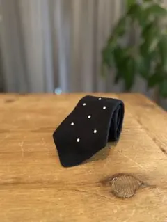 Fiorio ドット柄 ニットネクタイ