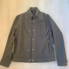 バナナリパブリック　カーキ系ブラウンスタンドカラー ジャケット M
