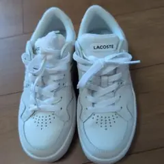 LACOSTE ホワイト スニーカー