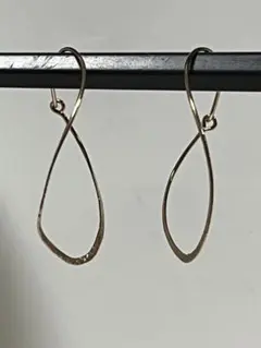 ち*♡様 cococaru K10 フープピアス ツイスト ピンクゴールド 両耳