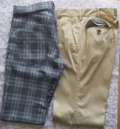 メンズ美品パンツ２点セット　L〜LLサイズ相当