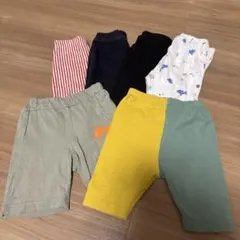 ベビー服 パンツ 6点セット　7分丈