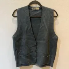 mountain グレー ニットベスト L