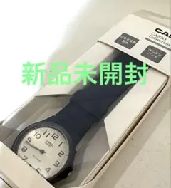 新品未開封　CASIO Collection ブラックラバーベルトのサムネイル