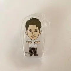 山下健二郎 キーホルダー アクリルクリップ クリアチャーム 背景あり