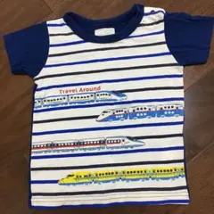 電車デザイン Tシャツ 97cm 2-3歳のサムネイル