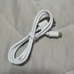 ホワイト USB充電ケーブル Micro USB TYPE B