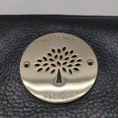 MULBERRY ブラックレザー 長財布のサムネイル