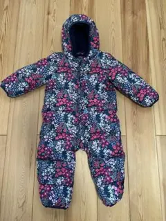 baby GAP 花柄ダウン 12-18ヶ月　スキーウェア