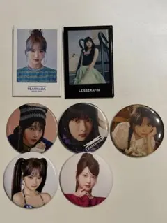 lesserafim 缶バッジ 6点セット ウンチェ