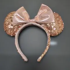 東京ディズニーリゾート ミニー耳カチューシャ ピンクゴールド