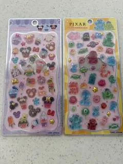 クラシック ピクサー チシャ猫 カップケーキ プチドロップステッカー 新品未開封 正規品】Disney ALICE WONDERLAND プチドロップステッカー 不思議の国