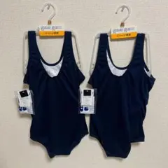 2着セットネイビー水着 145-155cm 150センチ未使用
