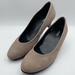 美品✨アシックス ペダラ スエードパンプス ブラウンベージュ 25cm EEE