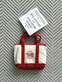 Trader Joe's　マイクロトート　レッド　トレジョ　エコバッグ