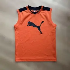 140 Puma ノースリーブタンクトップ オレンジ