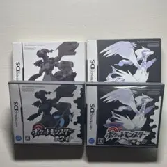 ポケットモンスターDS ブラック＆ホワイトの2点セット 【外箱付き】