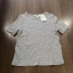 H&M キッズ ボーダーTシャツ 135/140のサムネイル