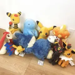 【タグ付き新品】 ポケモンぬいぐるみ9体まとめ売り