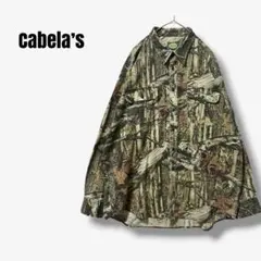 y91326 カベラス リアルツリーカモ 長袖シャツ 迷彩 ビッグ　厚手