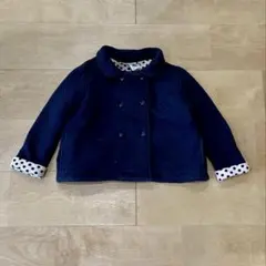 値段交渉大歓迎！【美品】ネイビー ドット柄ジャケット