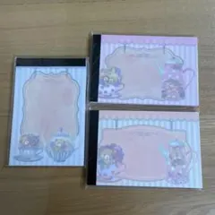 国内作家LiebeLiebeLiebe様 レトロ bearメモ 3種