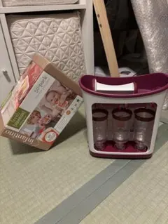 インファンティーノ スクイズステーション｜離乳食 保存袋セット｜80袋付き