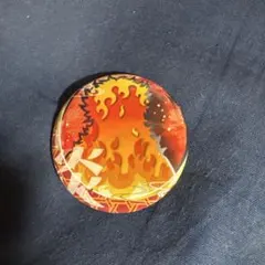 炎のデザイン ピンバッジ　鬼滅の刃　煉獄杏寿郎