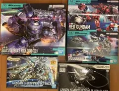 HG ガンプラ 5点セット（ジークアクス、Gセルフ、グラハム専用フラカス