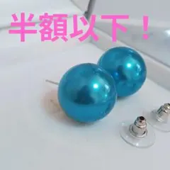 5917★高品質　人気スタッドピアス★艶貝真珠パール★シェル★貝