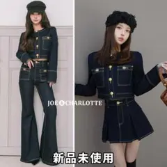 ダーリッチ darich DDボタンノーカラーデニムジャケット インディゴ Mのサムネイル