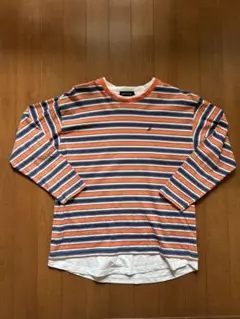 NAUTICAボーダー長袖カットソー子供用XL160程度