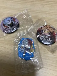 僕のヒーローアカデミア　ヒロアカ　ピンバッジ等セット3個　しがらき　轟　ホークス